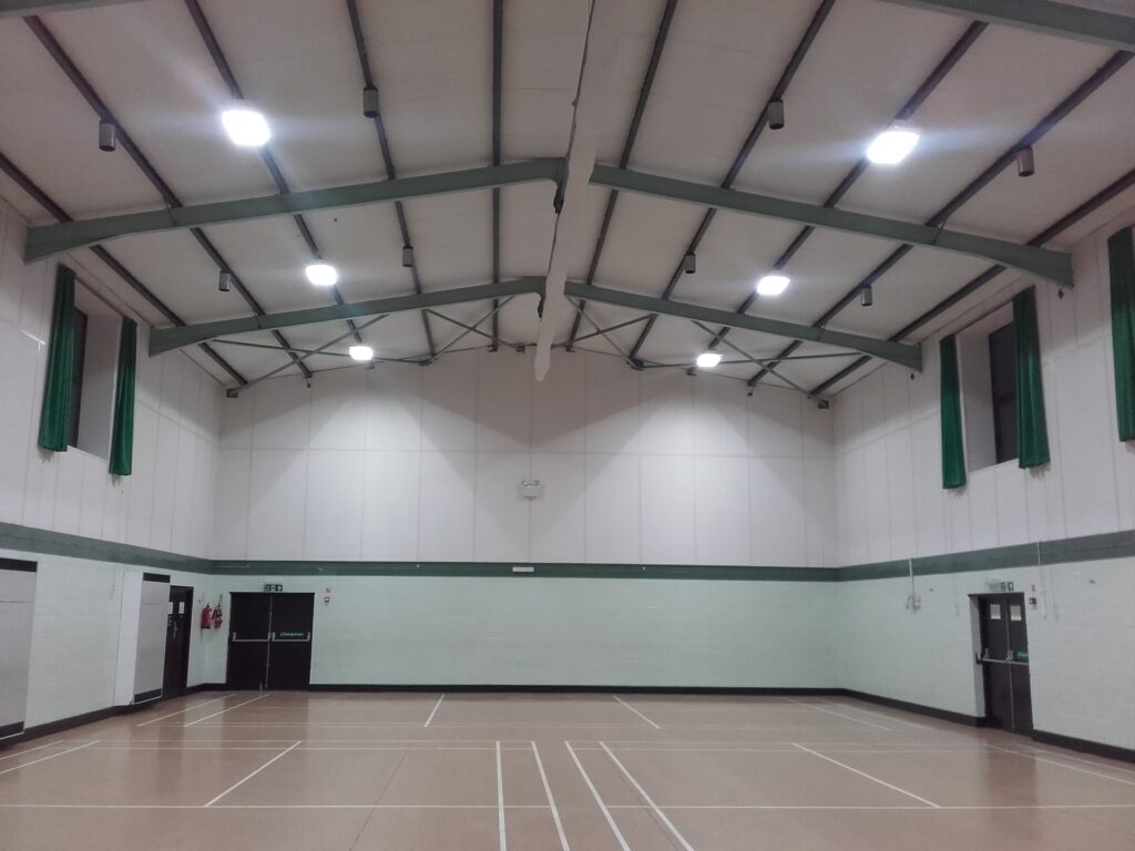 Holbeach Community Centre After New Lighting Installed