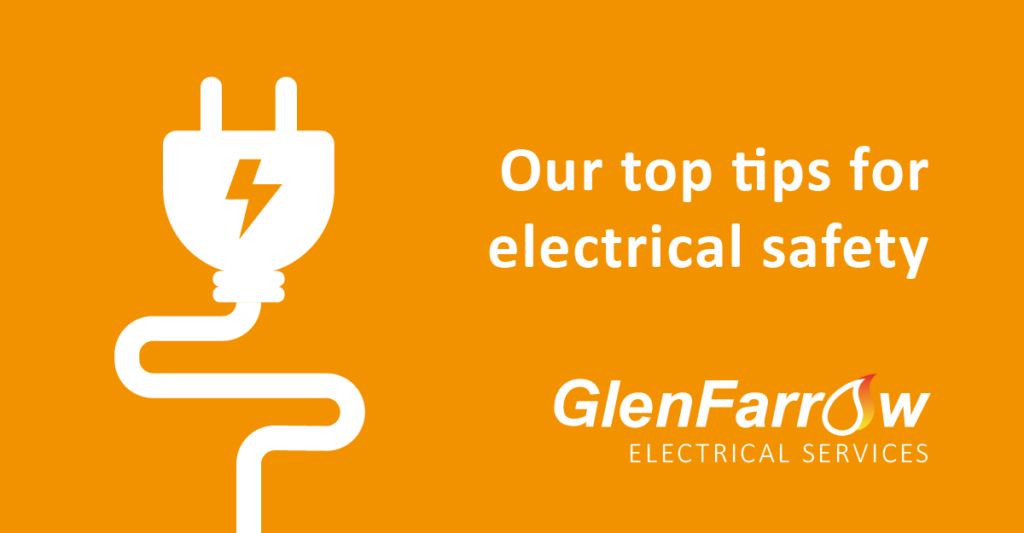 Top electrical safety tips graphic