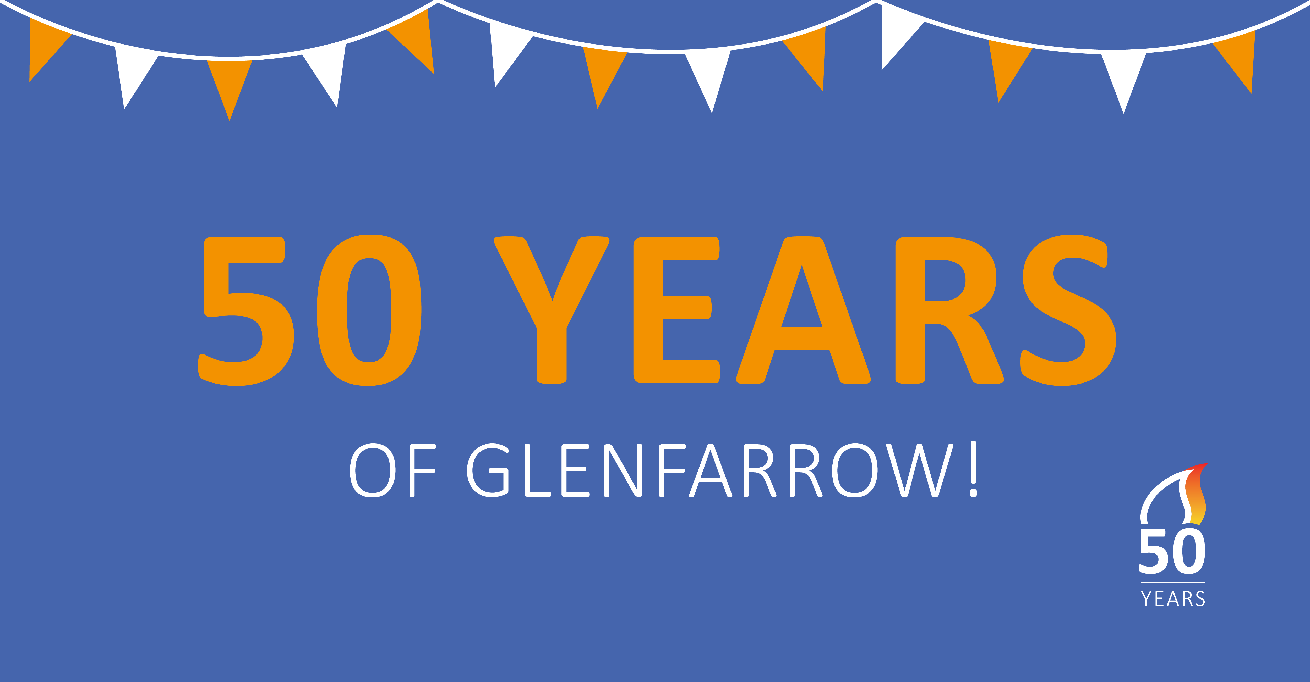 50 YEARS OF GLENFARROW graphic