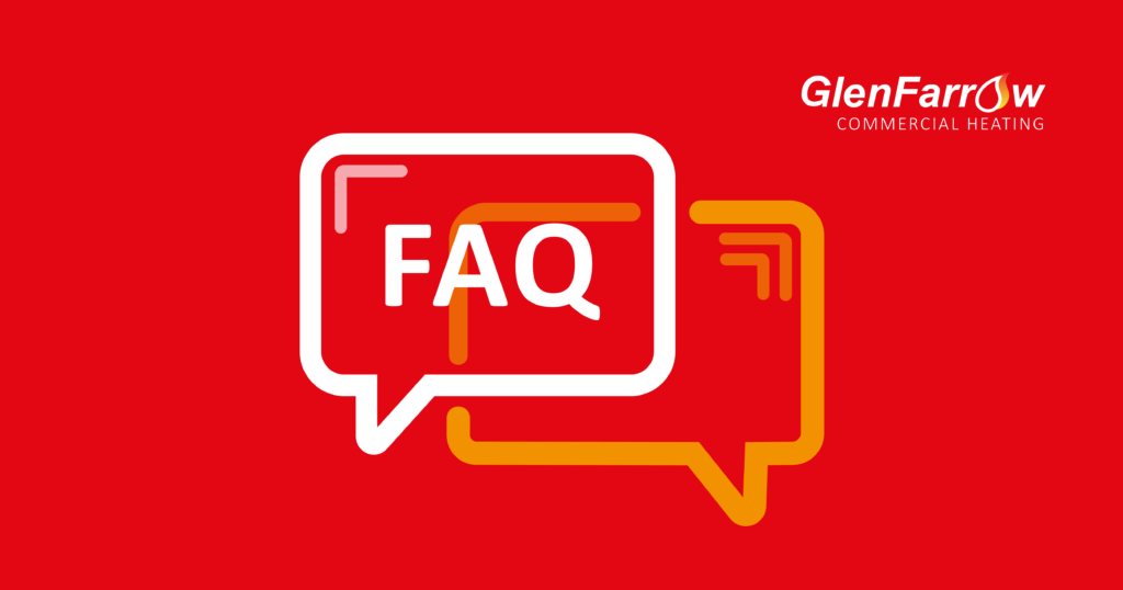 commercial heating FAQs graphic