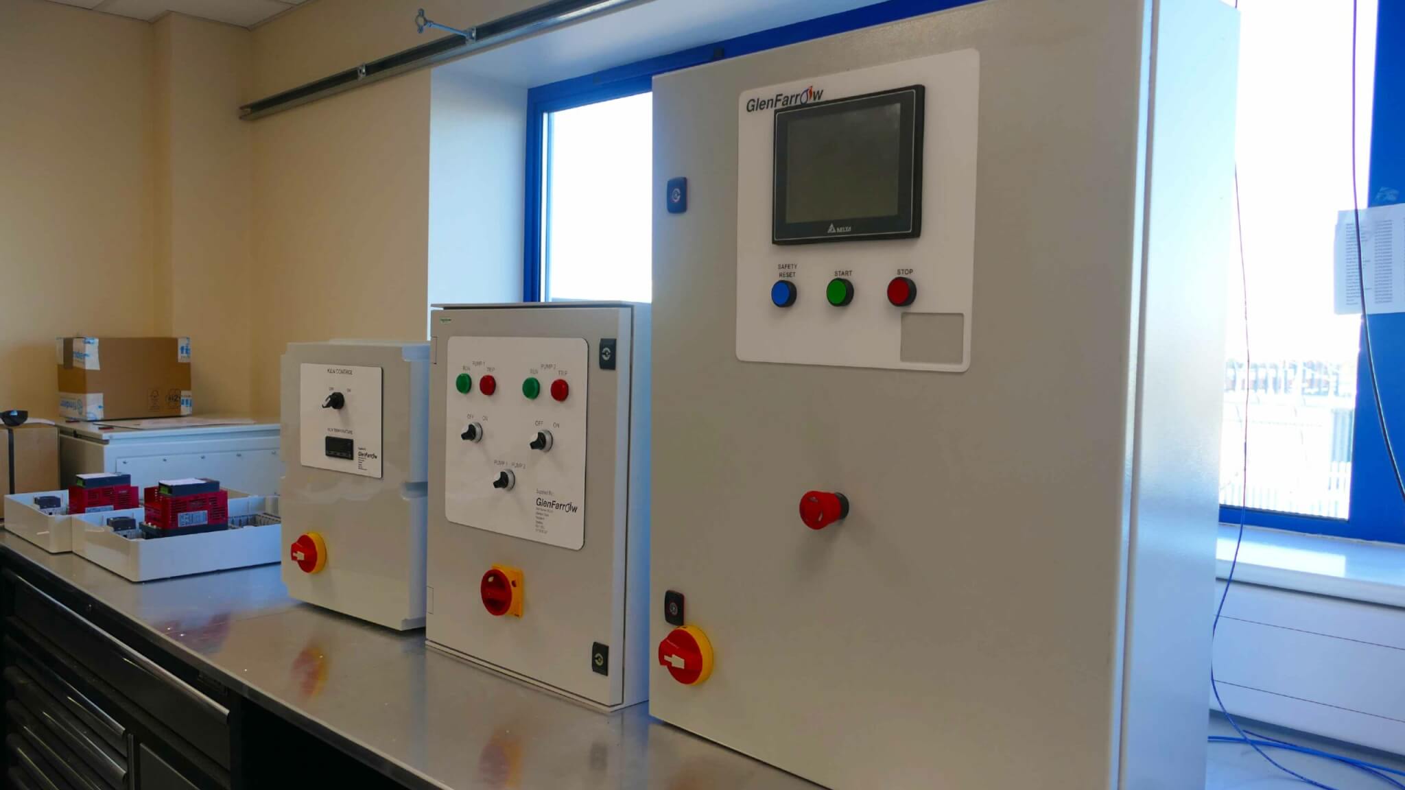 Range of control panels